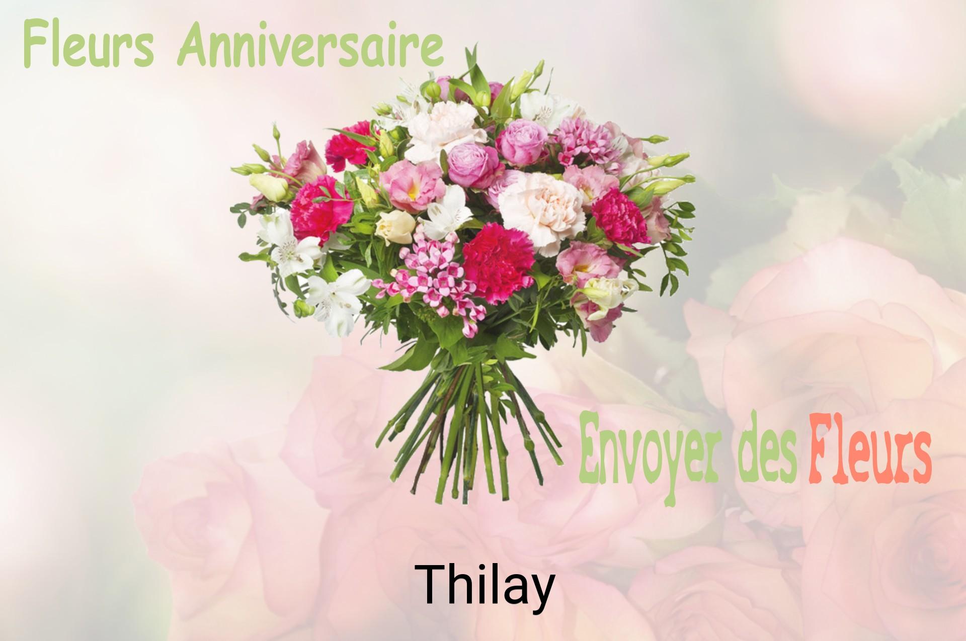 Bouquet de fleurs d’anniversaire livré à Thilay