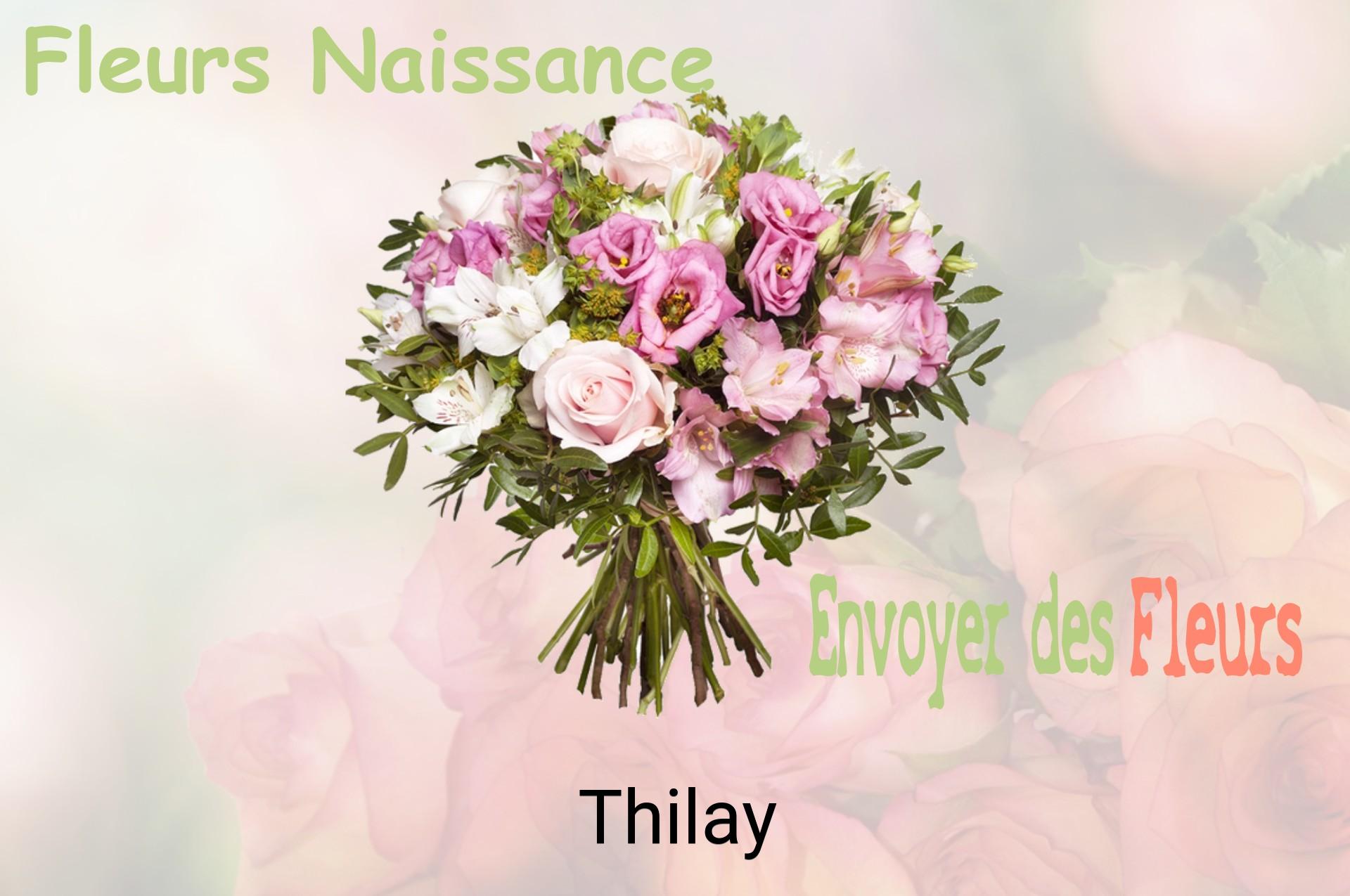 Bouquet de fleurs de naissance livré à Thilay